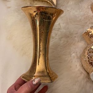 24k Gold Vase by Davco